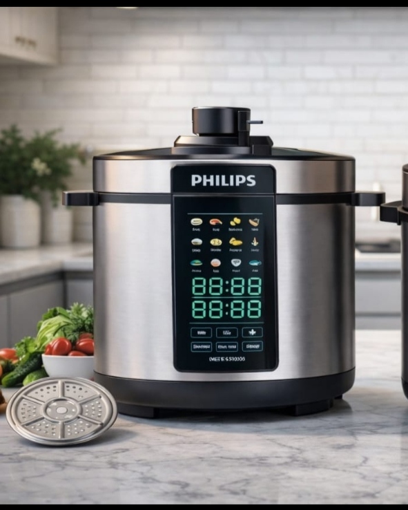 زودپز برقی فیلیپس 6لیتر 30کاره برنامه تصویری (ارسال رایگان)