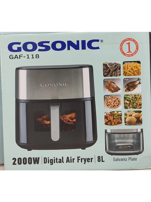 سرخ کن رژیمی گوسونیک 8لیتر دوالمنت مدل GAF118(ارسال رایگان)