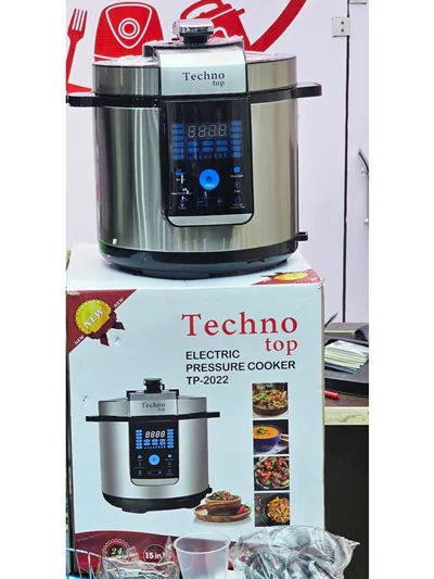 زودپز برقی تکنو 15کاره تمام لمس سرخ کن دار(ارسال رایگان)