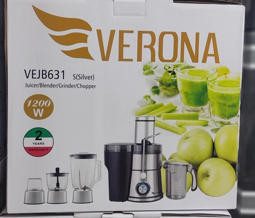 آبمیوه گیری ورونا 4کاره ولومی گلو استیل پایه استیل (ارسال رایگان)