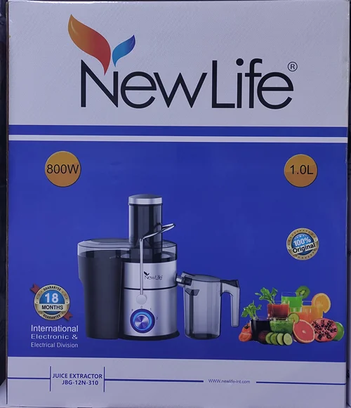 آبمیوه گیری نیولایف تک کاره تیغه طلایی حرفه ای (ارسال رایگان)