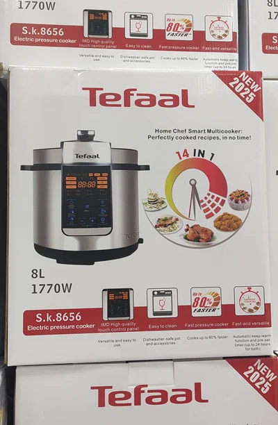 زودپز برقی تفال 8لیتر تمام لمس 14کاره(ارسال رایگان)