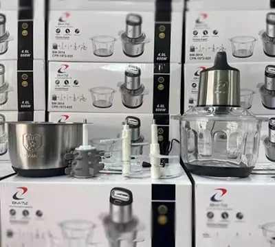 خردکنBM72 دوکاسه 4لیتر پوست کن دار قدرتی (ارسال رایگان)