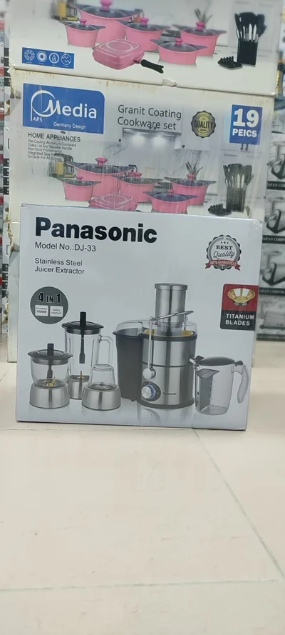 آبمیوه گیری پاناسونیک 4کاره تیغه تیتانیوم وکیوم دار (ارسال رایگان)