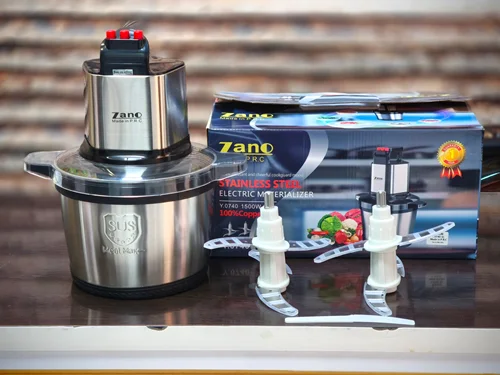 خردکن زانو 6لیتر کاسه استیل موتور گیربکسی (ارسال رایگان)