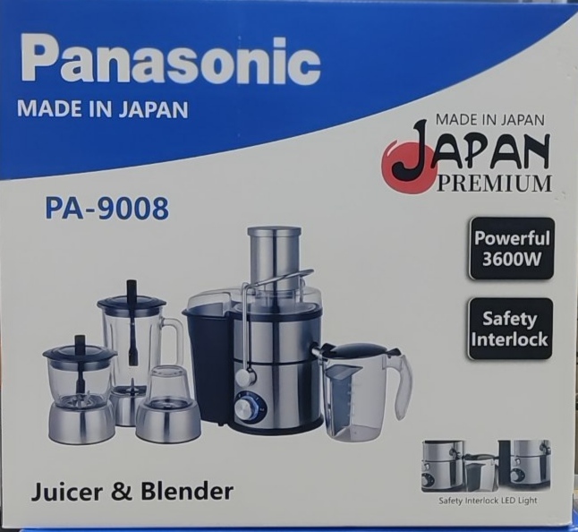 آبمیوه پاناسونیک 4کاره 3600وات گلو استیل پایه استیل (ارسال رایگان)