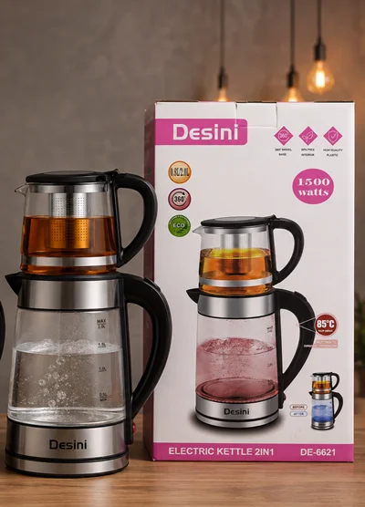 چایی ساز دسینی گرم نگهدارنده دار مدلDE-6621(ارسال رایگان)